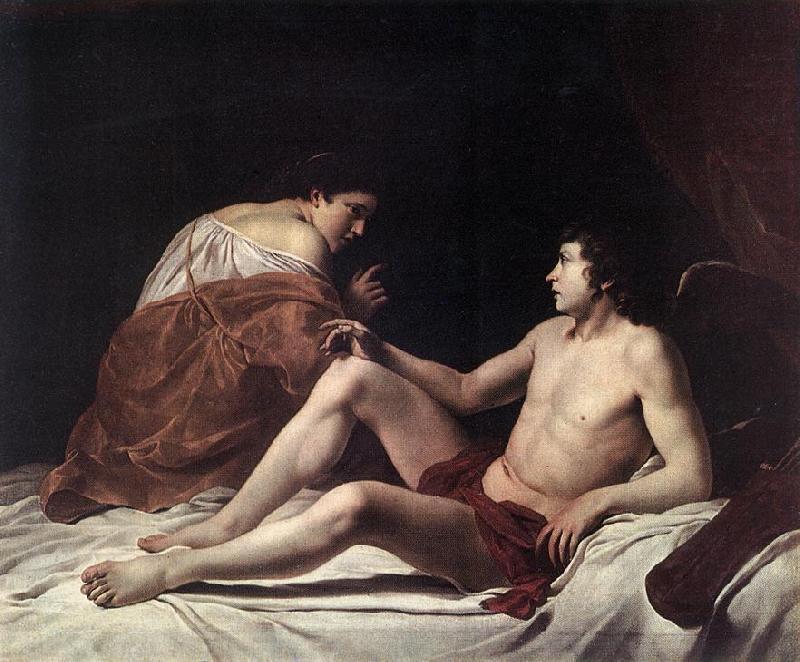 GENTILESCHI, Orazio Cupid and Psyche dfhh